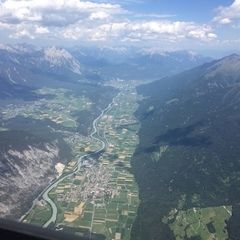 Verortung via Georeferenzierung der Kamera: Aufgenommen in der Nähe von Gemeinde Haiming, Österreich in 3200 Meter
